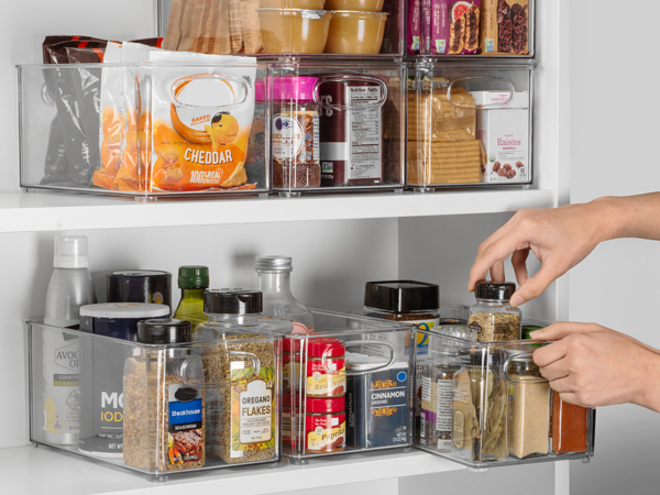 refridge small drawers cereal ceral dispernccers the cilantro bag under sink organizadores