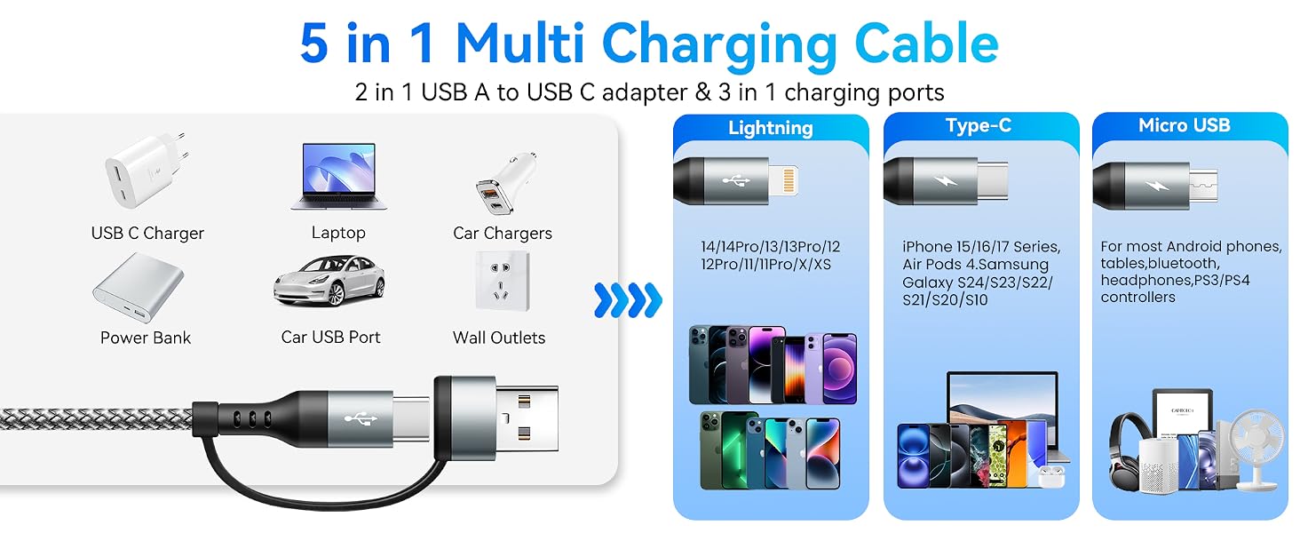multi charging cable