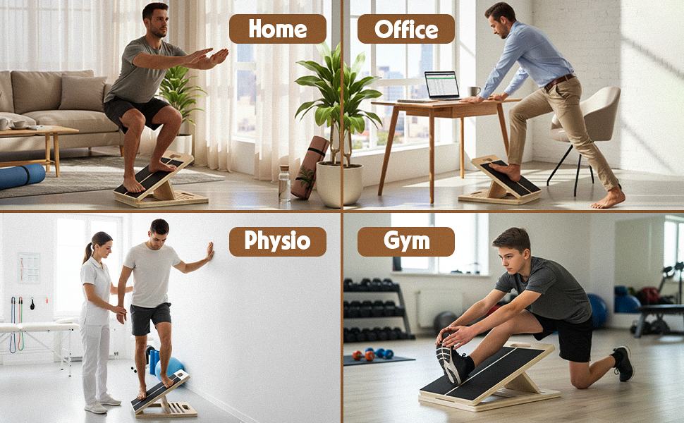 Used in Home, office, Physio and Gym