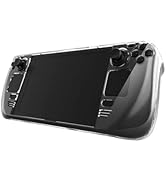 Steam Deck Case for LCD/OLED TPU Protective Crystal Clear Case Cover for Steam Deck Precision Mol...