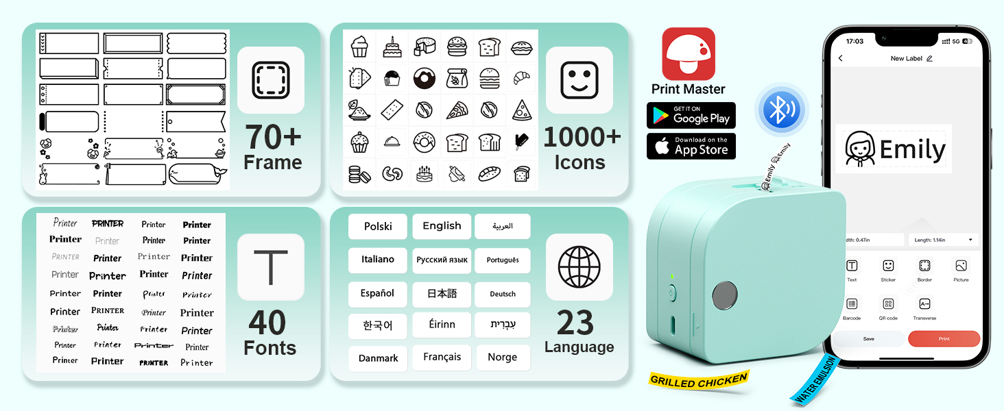 Small (about 2 cigarette packs thick & you can hold it in your hand)