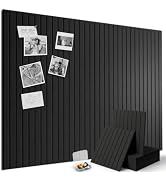 Markdang Large Felt Bulletin Board 48" x 36", 12 Pack Cork Boards for Walls with 30 Pushpins, 80 ...