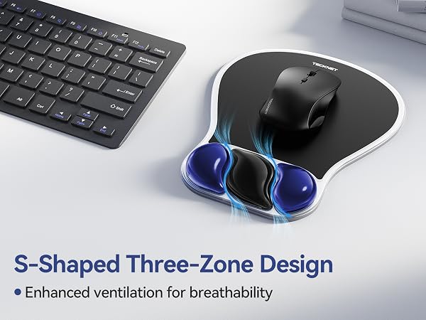 mouse pad with wrist rest