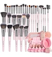 MAANGE Makeup Brushes 54 Pcs Makeup Tool Set, Multi-functional Makeup Kit Premium Synthetic Brush...