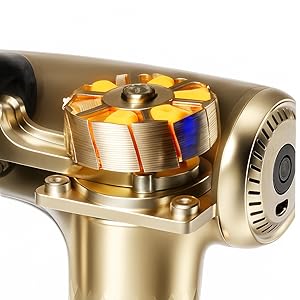 Photo Showing motor of the GLDN Massage Gun