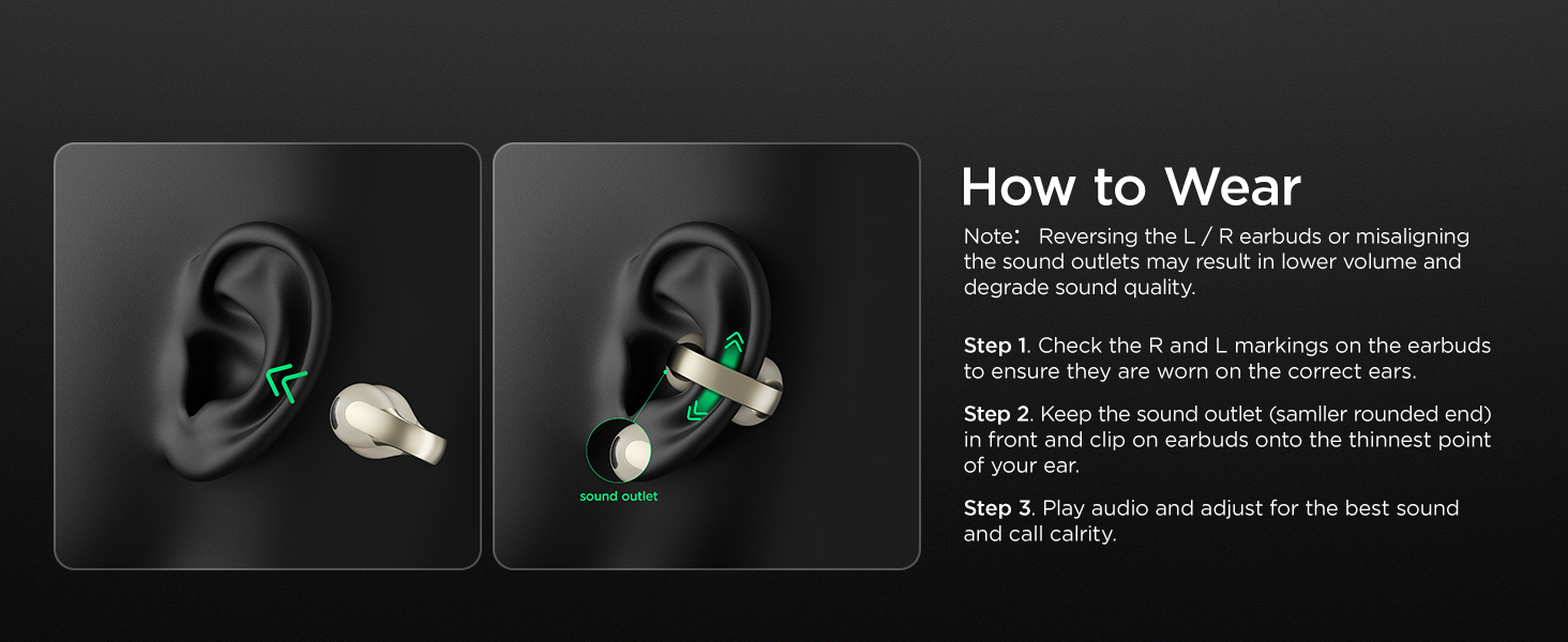 ear clip bluetooth headphones
