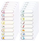 Waterproof Baby Bottle Labels for Daycare, 80PCS School Name Label Stickers for Kids Stuff Person...