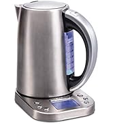 Hamilton Beach Professional Digital LCD Temperature Control Electric Tea Kettle, Water Boiler & H...