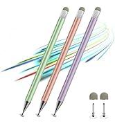 Stylus Pen for Touchscreen,3pcs 2in1 High Precision Sensitivity Stylus, Suitable for iPhone/ipad/...