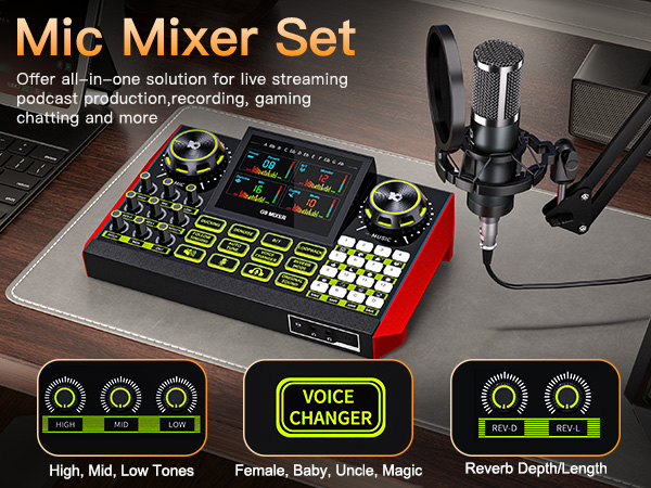 podcast equipment bundle podcast equipment home studio equipment sound card mixer audio