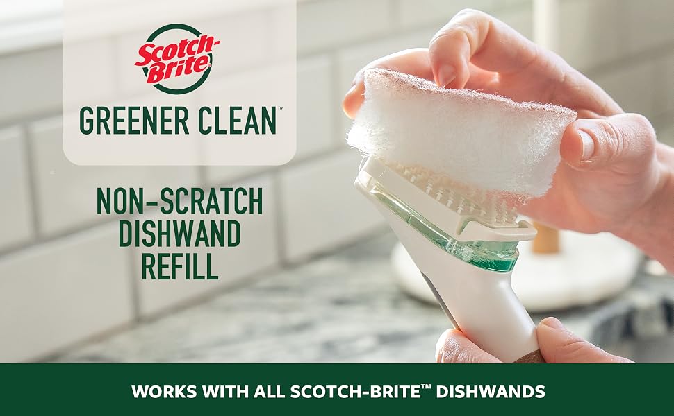 Greener Clean Non-Scratch Dishwand Refills