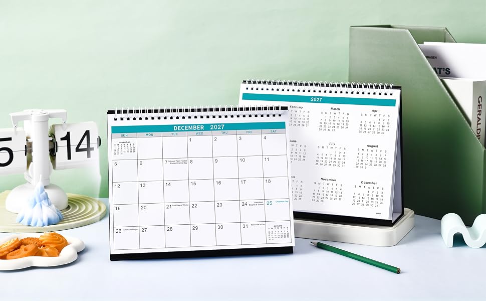 2027 desk calendar