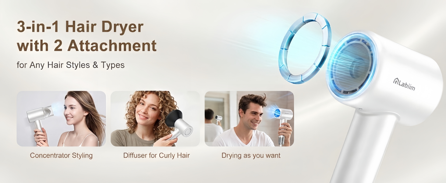 hair dryer diffuser blow dryer home women man high-speed ionic hair dryer ionic cute mini travel