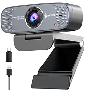 1080P Webcam with Microphone 1080P Web Cam Computer Caemra with Autofocus HD Web cam Plug&Play US...