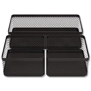 desk basket, desk organizer tray, tray basket for desk