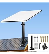 Starlink Gen 3 Heavy Duty Pivot Roof Mount, Adjustable Tilt 160 Degree for Better Signal, Burbifr...
