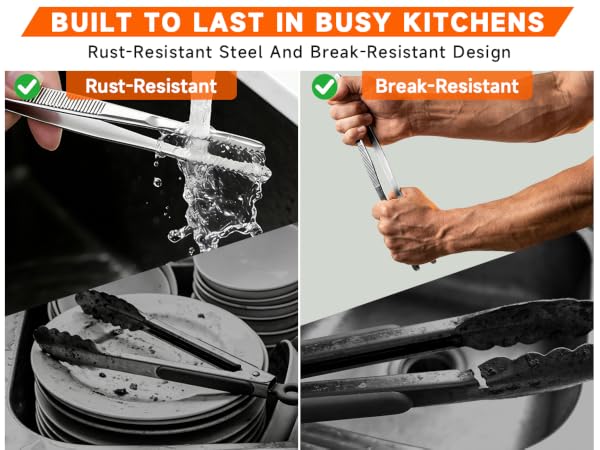 Rust-Resistant & Break-Resistant