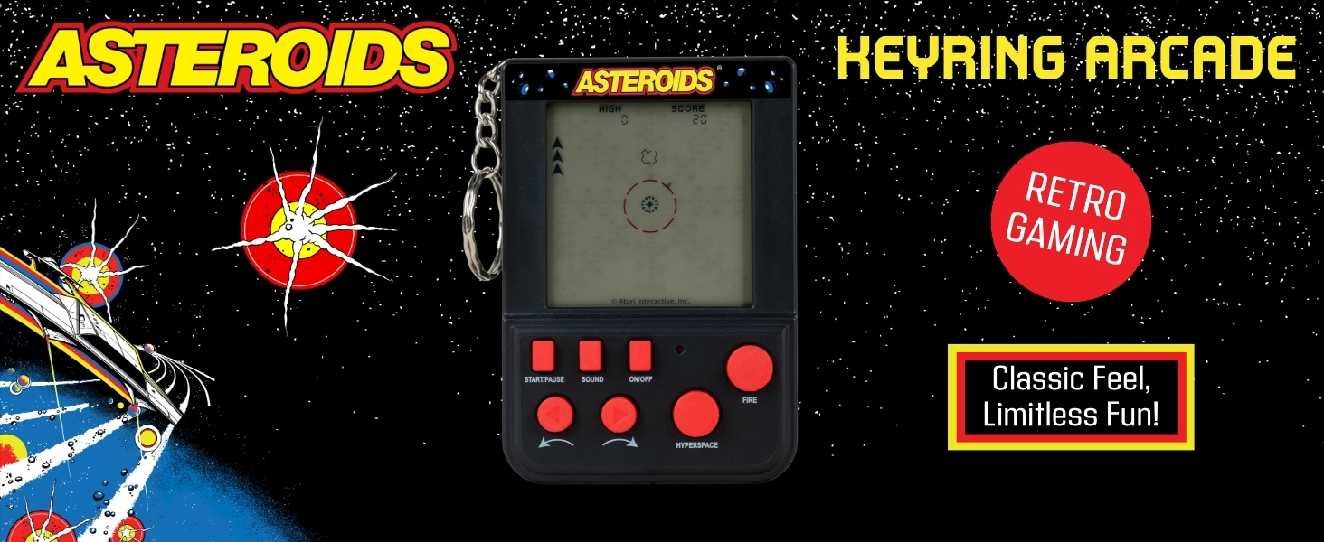 Asteroids Keyring