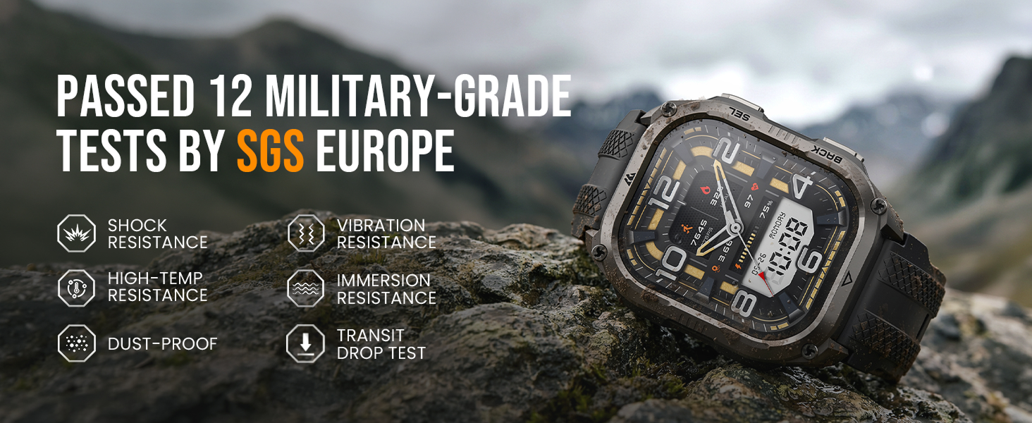 Military-grade smart watch
