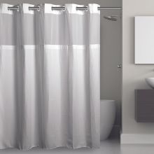 Hookless Microfiber Shower Curtain