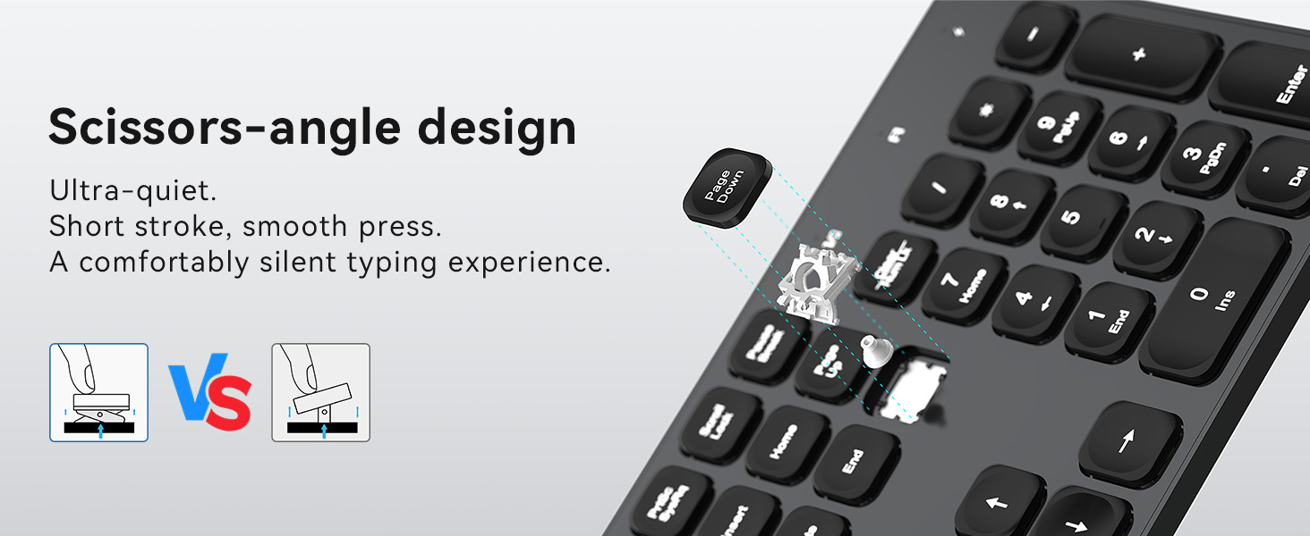 rechargeable wireless keyboard