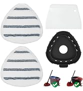 Triangule Flat Mop Replacement Pads, Spin Mop Pad Replacement, 2 Pack Mop Refill Pads, 1 Mop Base...