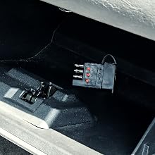 Tester Stored In Glove Box