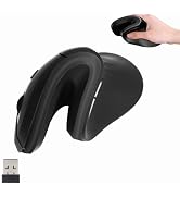 Sunffice Wireless Vertical Mouse, Ergonomic Vertical Wireless Mouse Large Size, 2.4G Rechargeable...