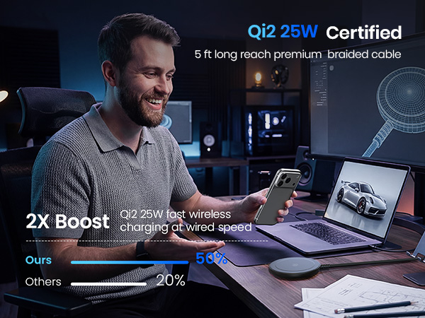 Qi2 25W Certified