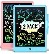 2 Pack LCD Writing Tablet for Kids Doodle Board 10 Inch, Electronic Drawing Tablet Drawing Pads, ...