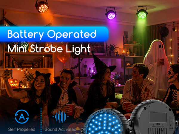 strobe light halloween