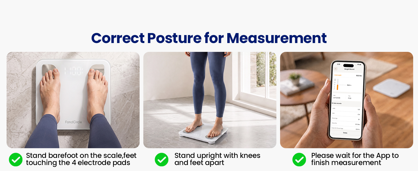 Correct Posture for Measurement
