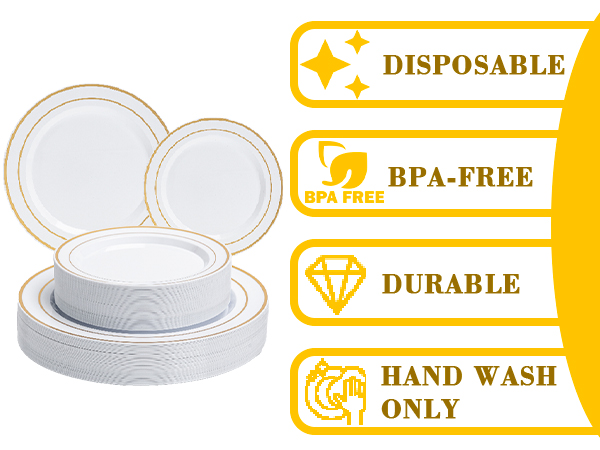 plastic plates sets
