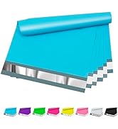 Vapulcio Poly Mailers 10x13 inch 100 Pcs, Blue Plastic Mailing Envelopes with 2.4mil Thickness, W...