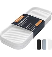 HvOvMvE Silicone Organizer Tray, Soap and Sponge Holder for Kitchen Sink, Bathroom - Storage Tray...