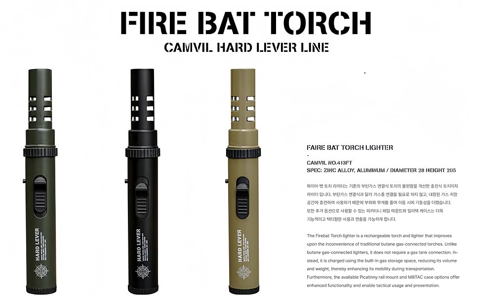 CAMVIL butane torch lighter