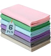 HaoFeiJH 6 Rolls 8"x20" Soft Felt Fabric Sheets, 1.6mm Thick, Assorted Earth Tone Colors – Nonwov...