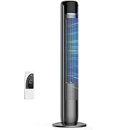 OLIXIS Tower Fan for Bedroom, 60°Oscillating Fan with Remote, 25ft Far, 28dB Quiet Electric Stand...
