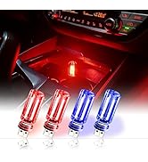 4 PCS USB LED Ambient Night Lights, Mini Multi-Color Touch Control Lights with Adjustable Brightn...
