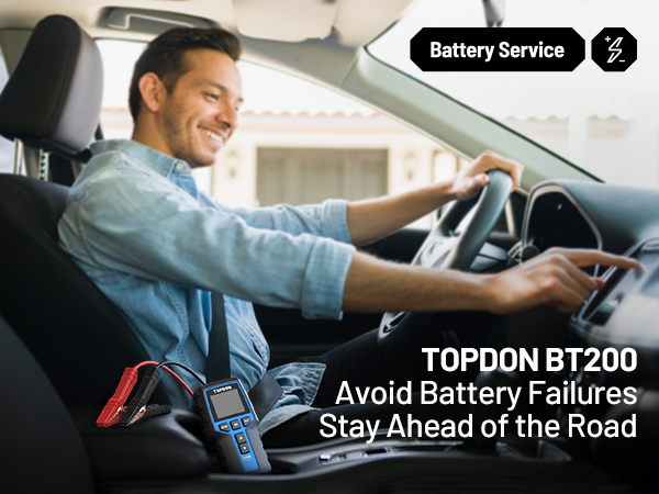 TOPDON BT200 Aviod Battery Failures stay Ahead of the Road