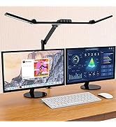 Micomlan Led Desk Lamp with Clamp, Architect Desk Lamp for Home Office with Atmosphere Lighting, ...