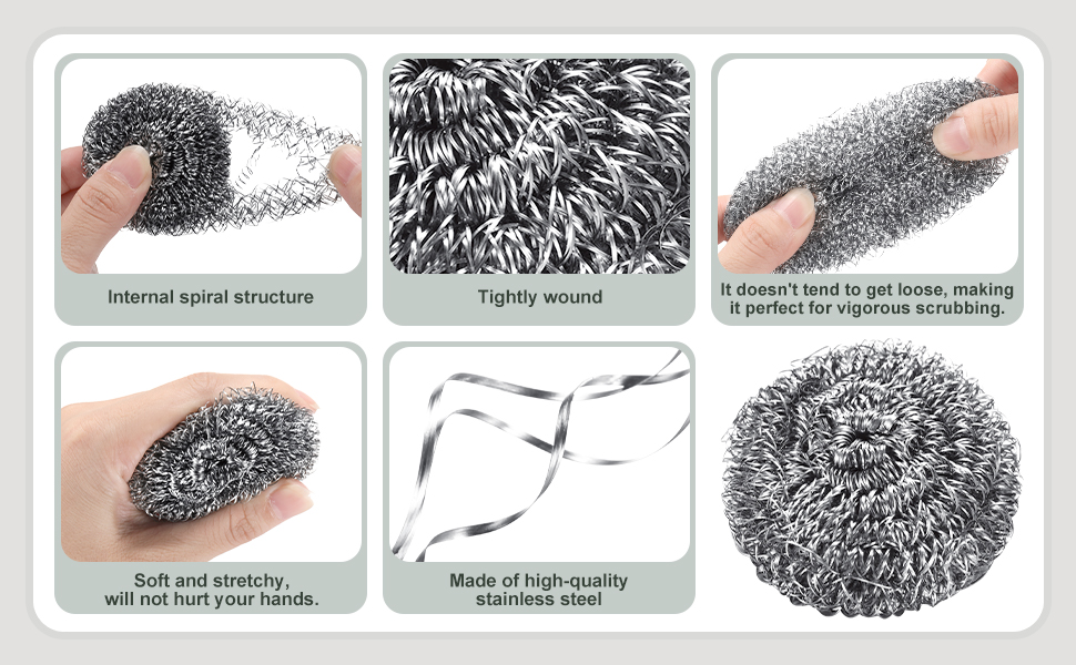 Stainless Steel Scouring Pads
