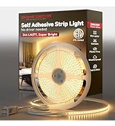 Shine Decor LED Strip Light Super Bright 4000LM, Plug&Play 120V Driverless Easy Wiring, Flicker F...