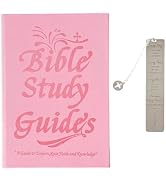 Narottl 66-Page Bible Study Guide & Devotional Journal with Q&A for Each Chapter, Includes Stainl...