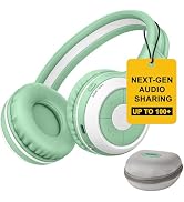 SIMOLIO Manyshare Series- Audio Sharing Kids Wireless Headphones for Group Listening, Connect Mul...