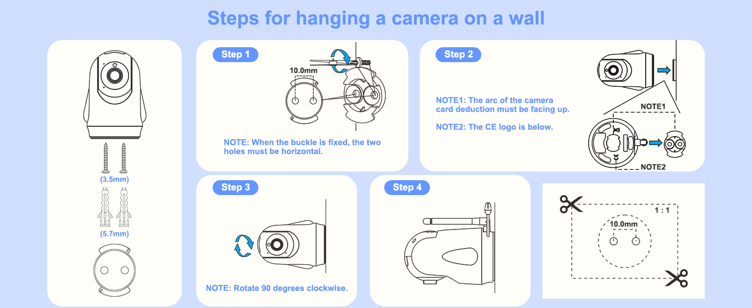 wall mounted baby monitor