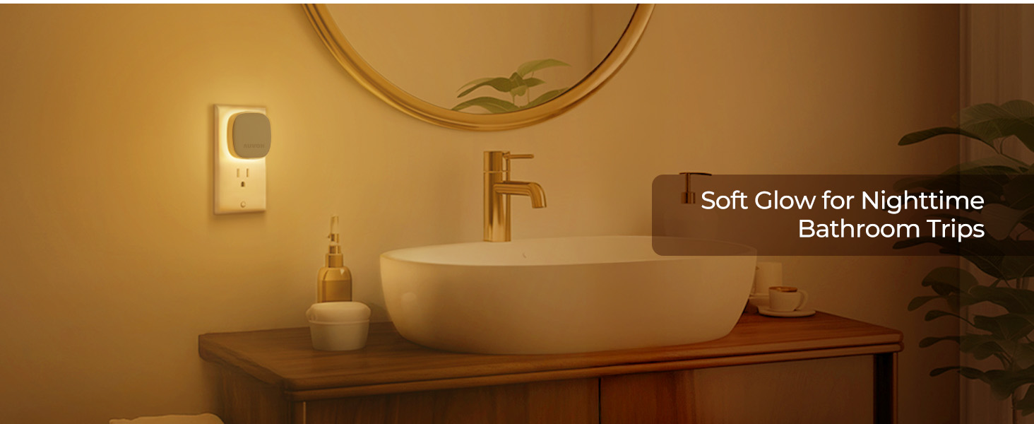 Soft Glow for Nighttime Bathroom Trips