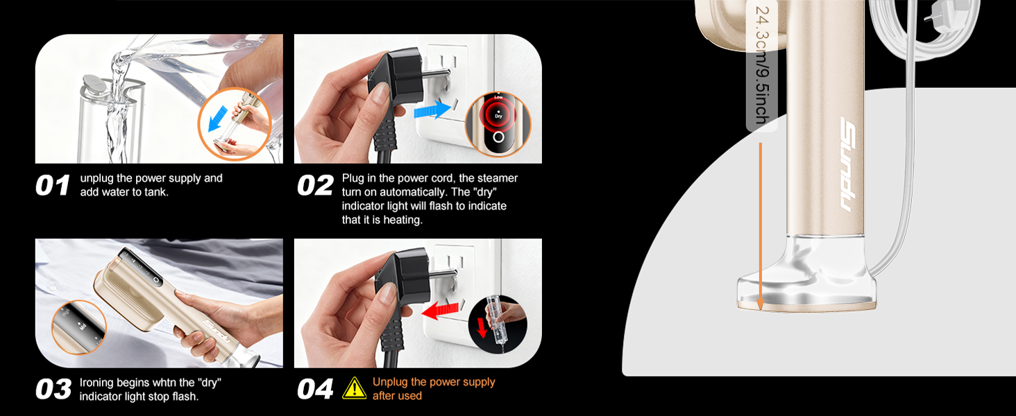 portable steamer for clothes