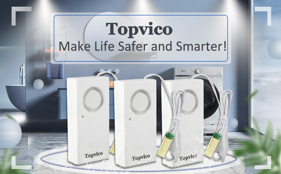 Topvico Water Alarm basement sump pump leak detector