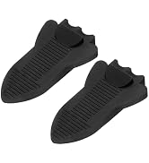 uxcell 2 Pcs Door Stoppers for Bottom of Door, Rubber Stackable Door Stopper Wedge Anti-Slip, 2.1...